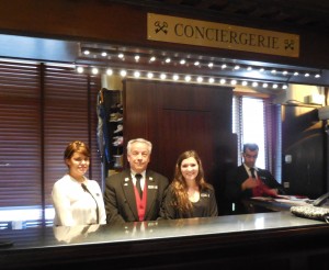 The Concierge team of Hotel Lutetia