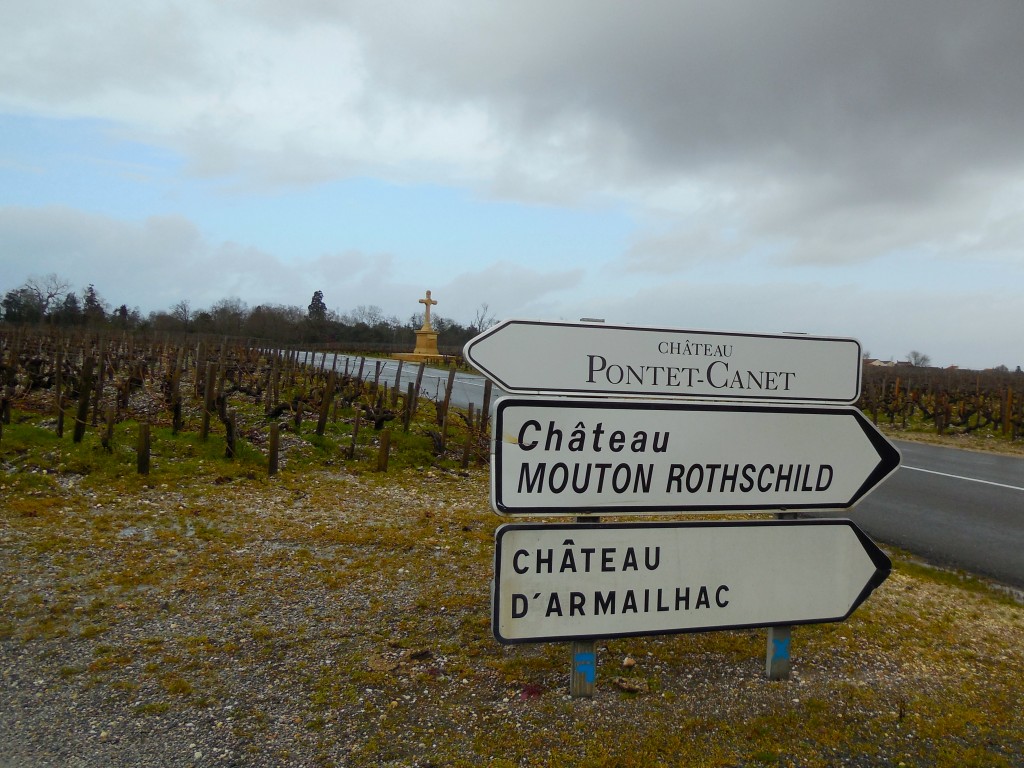 pontet cadet road sign bordeaux