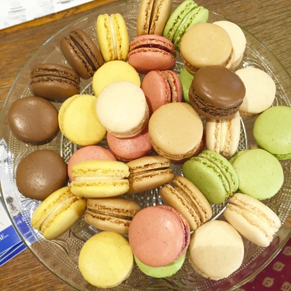 Macaroons in Paris at Hotel Belloy